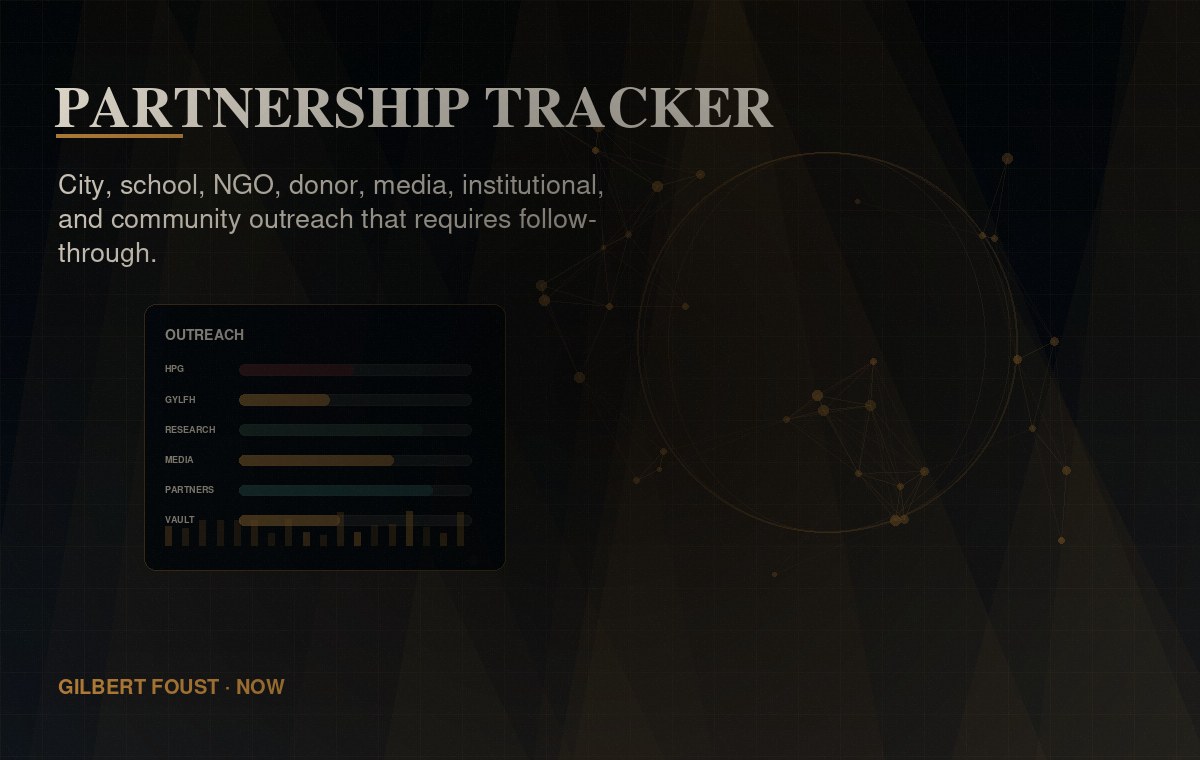 Partnership tracker visual