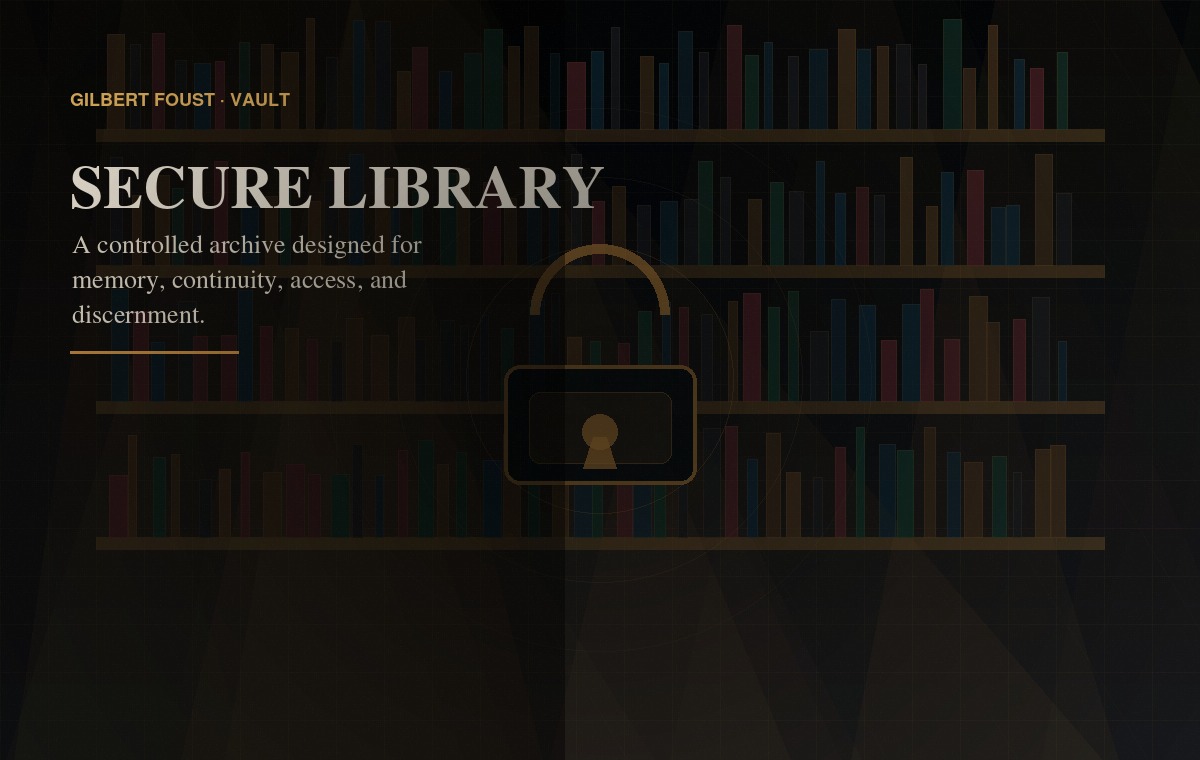 Secure library visual
